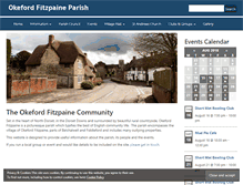 Tablet Screenshot of okeford-fitzpaine.org
